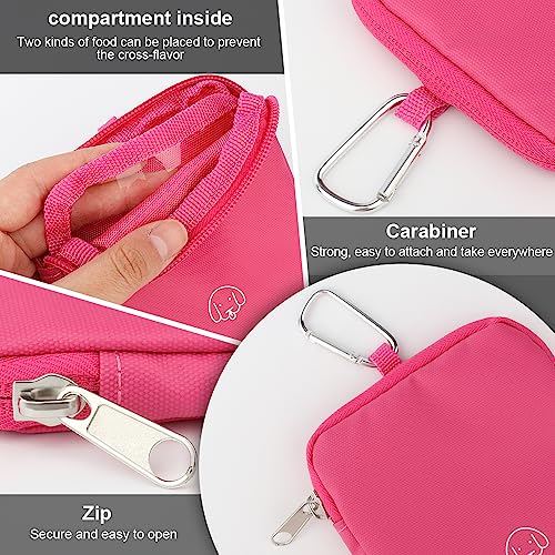 WALLFID Bolsa pequena para passear para cães e gatos, tamanho de bolso, à prova de umidade e à prova