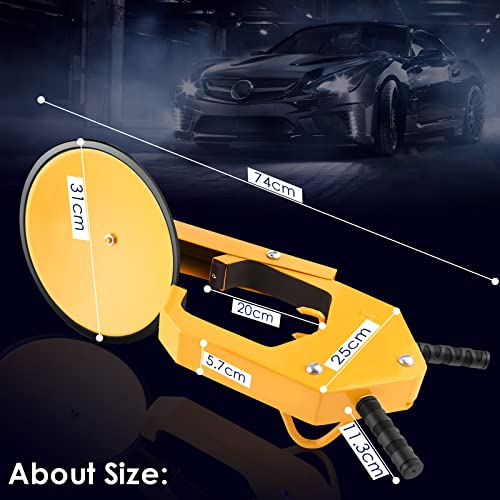 Hurbo Wheel Lock Clamp Adjustable Tire Boot Lock Anti-Theft Lock Clamp Boot Tire Claw for Parking Car Truck RV Boat Trailer (Type #1-Upgrade) - Thumbnail 5