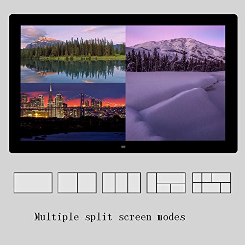Digital Photo Frames 32 Inch Ips Screen Electronic Photo Frame Wall-Mounted Advertising Machine Tempered Glass 1080P Display Rack Player #TOP2