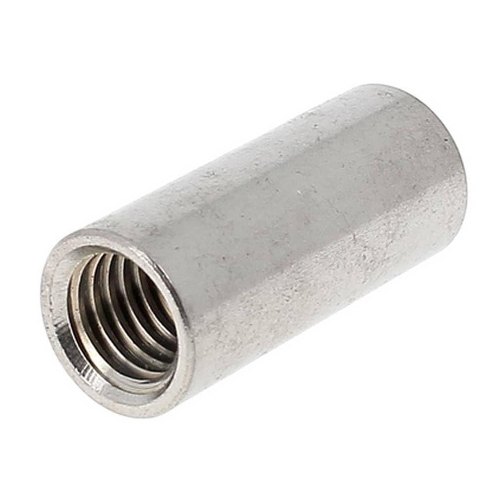 Manchons cylindriques taraudés M8 - écrou long inox A2 - 50 pcs