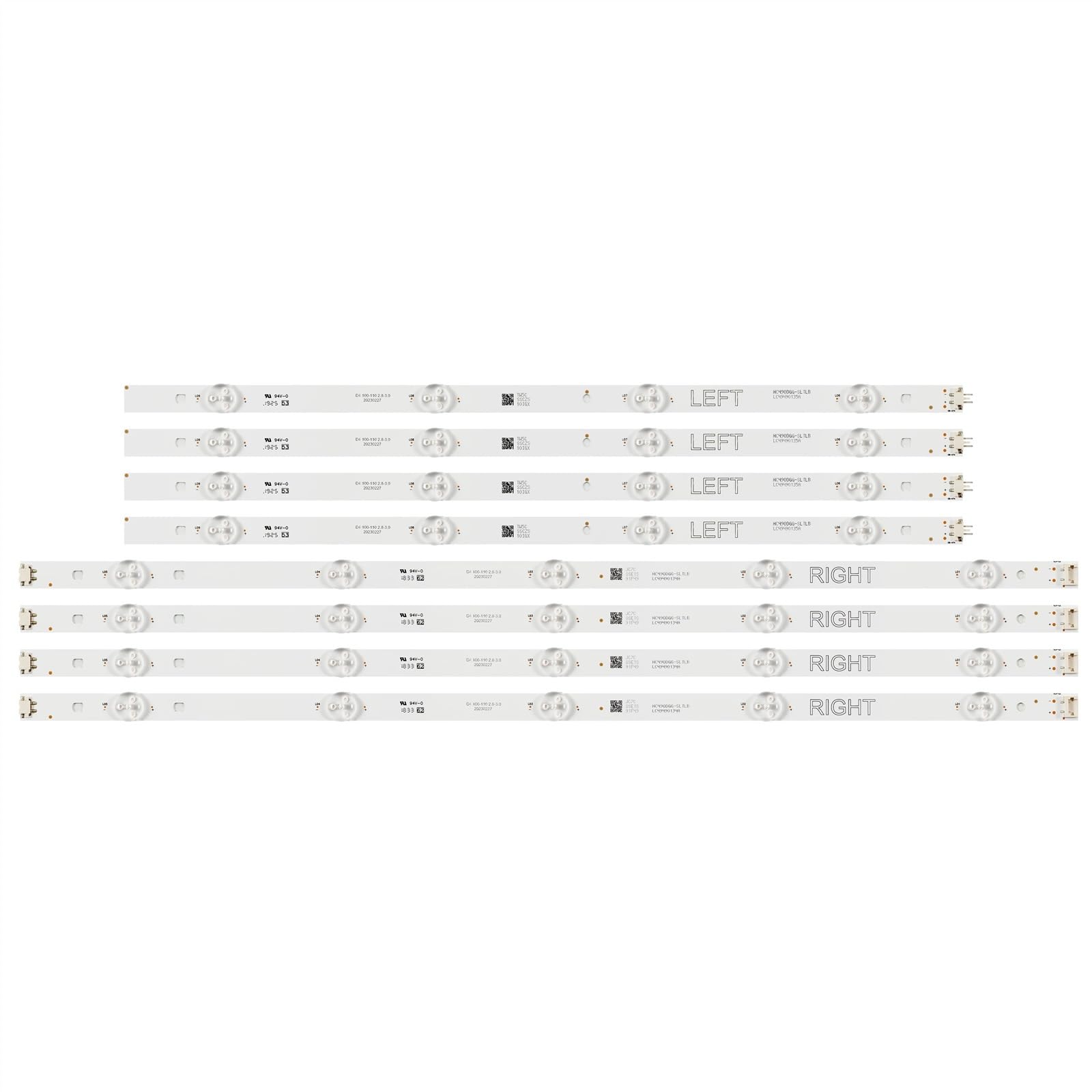 Tira LED Compatible for LG 49UM7000PLA 49UN73506LB 49UK6200PLA HC490DGG-SLTLB-719X LC49490134B LC49490135B HC490DGG-ABWL1 LC49490136A 137A