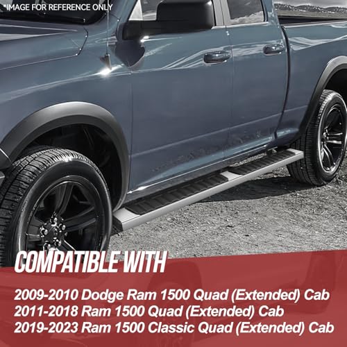 Estribos laterales para Ram 1500 2011-2023 acero inoxidable miniatura 7