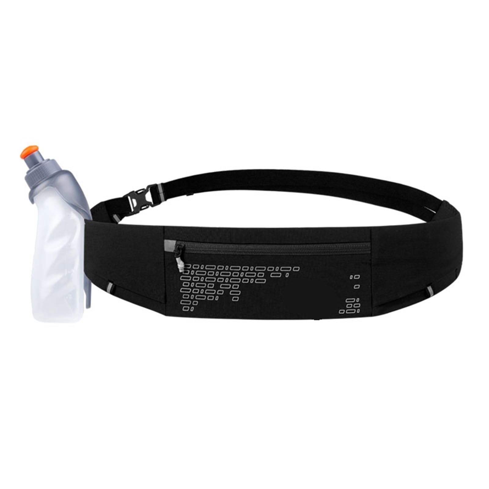Bequeme Lauf-Hüfttasche for den Außenbereich, Trinkgürtel, Gürteltasche, Sporttaschen for Joggen, Fitness, Fitnessstudio, Wandern Für Laufen(Black with Kettle)