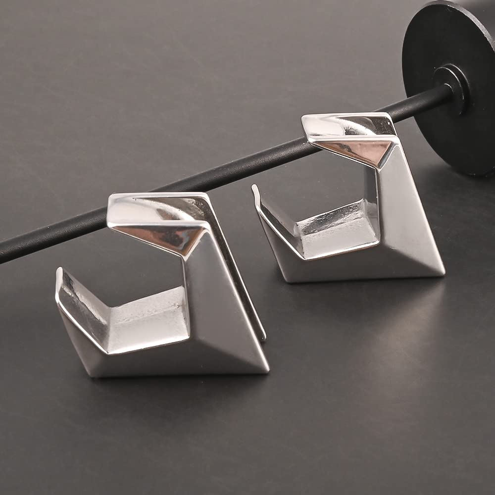 DOEARKO Dilatatori Lobo 1 Paia Sella Dilatatore Orecchio Acciaio Inossidabile Ear Stretching Piercing Corpo Gioielli 8mm - 25mm