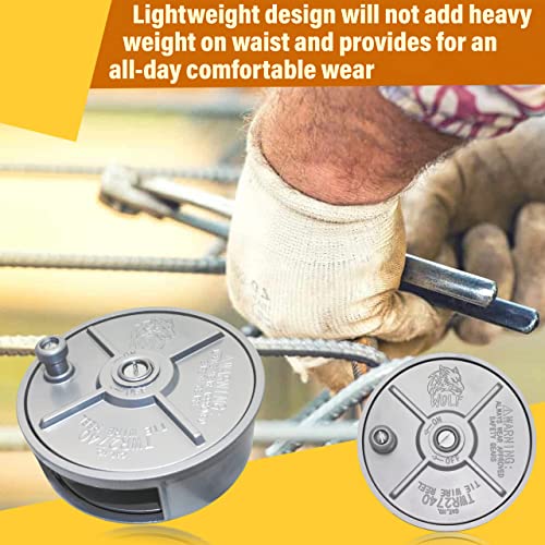 Wolf Industrial Products TWR2740 Wolf 6.25’’ Aluminum Tie Wire Reel Coil Holder Wheel thumb #3