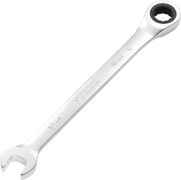 Draper 31007 Hi-Torq Metric Ratcheting Combination Spanner, 10mm