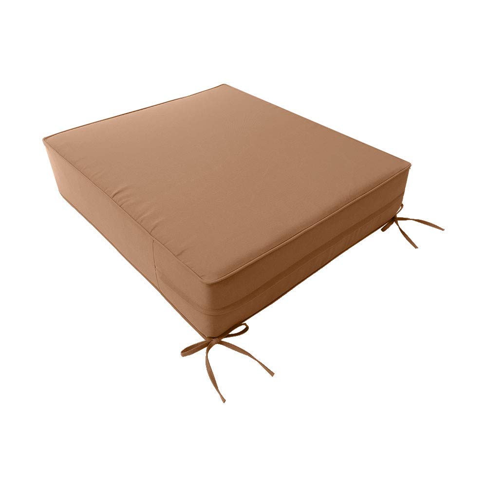 Replacement Outdoor Deep Seat Cushion Cover Only – 24x26x6 Inch, Water Resistant, AD104-788186