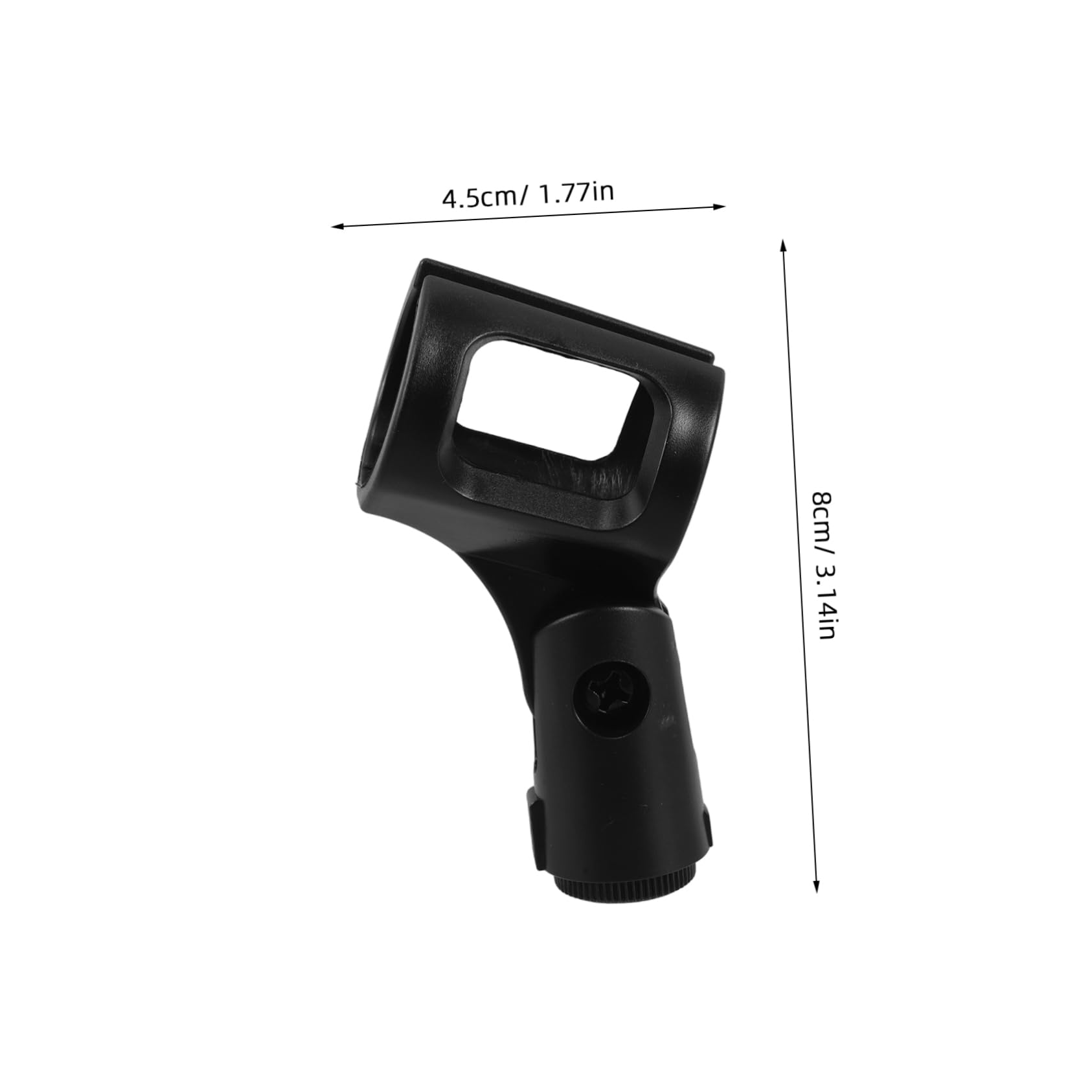 BESPORTBLE 4Pcs Microphone Clamp Sturdy Shockproof Clip for Handheld Microphones Mount for Drum Mic Clips Lightweight and Portable Design