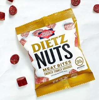 Dietz Nuts Smoked Turkey Landjaeger Bites Pack Of 20