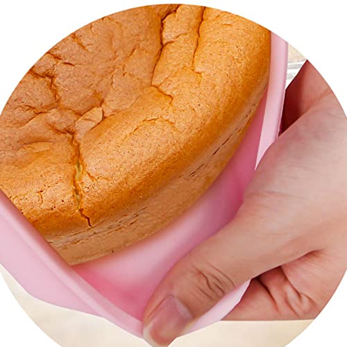 Formas de Silicone Assadeiras Antiaderente Suporta 230°C Para Forno Freezer Air Fryer Micro-ondas Bo