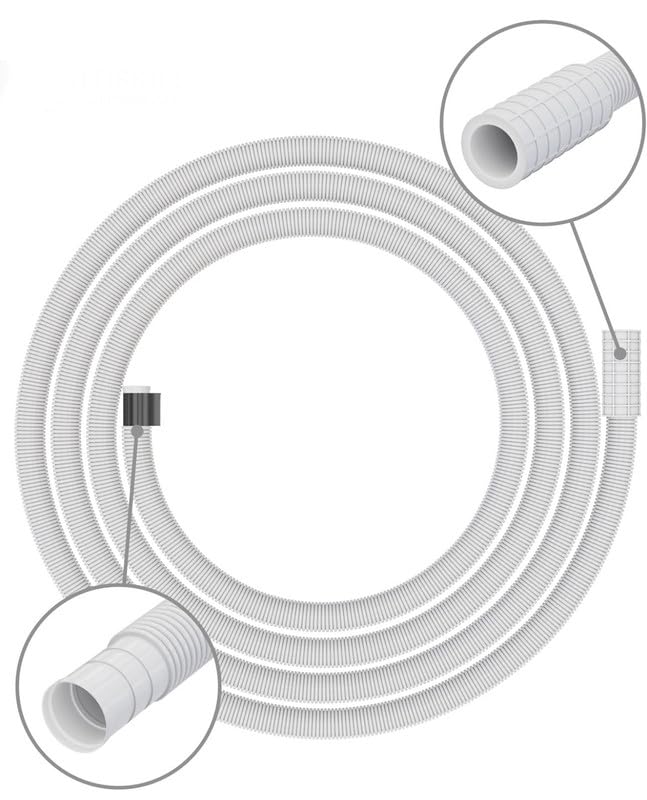 Image of AC Drain Pipe 5 Meter for Air Conditioner Water Outlet | Durable & Flexible PVC Pipe | Compatible with Split AC & Window AC
