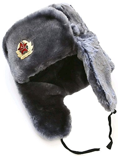 Bonnet trapper forces armées soviétiques ushanka idée cadeau originale taille M - 2
