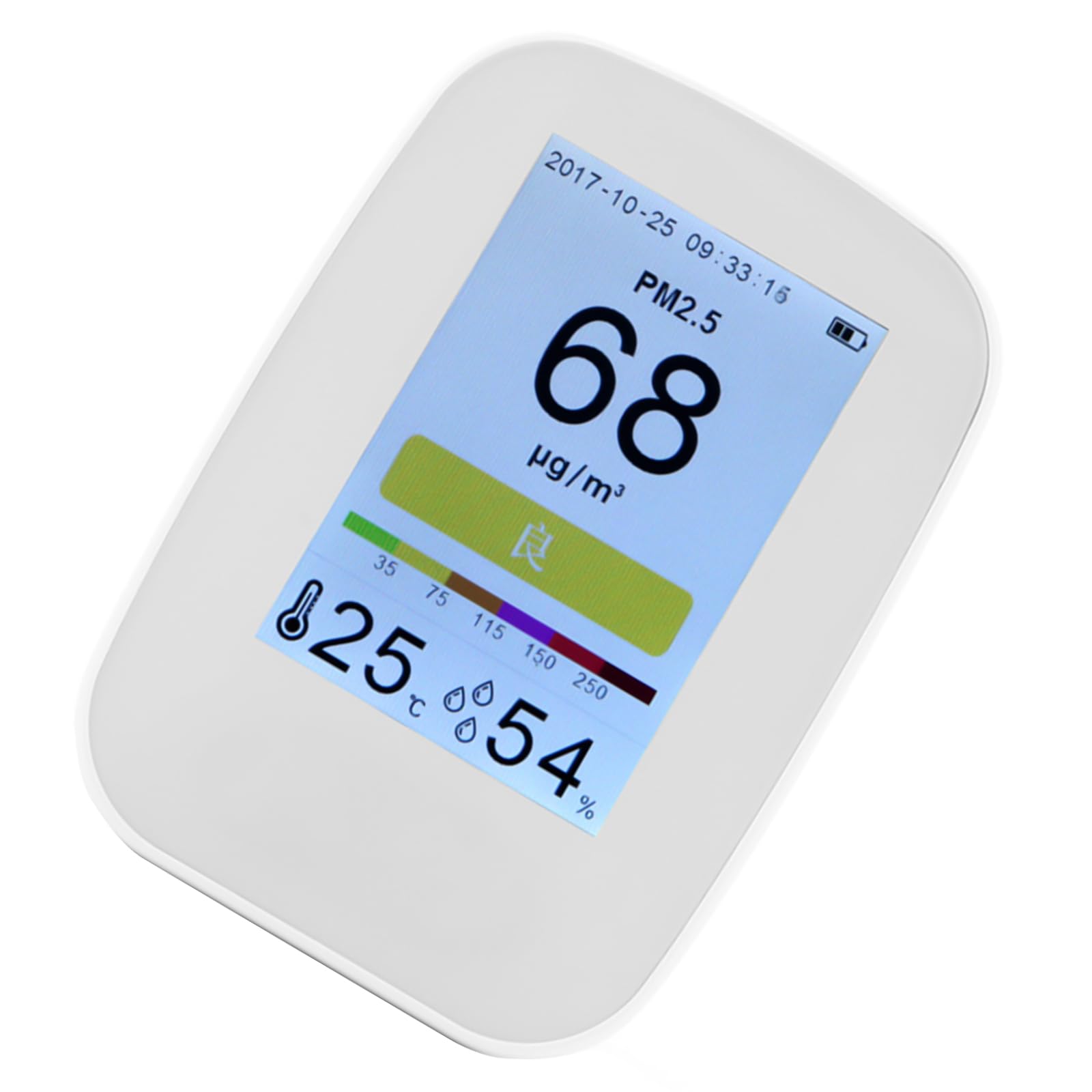 Tsophreniq & Home Air Inspector Detects Co2 With Exact Temperature & Humidities Leveling Air Monitors For Home Accurate Measurement