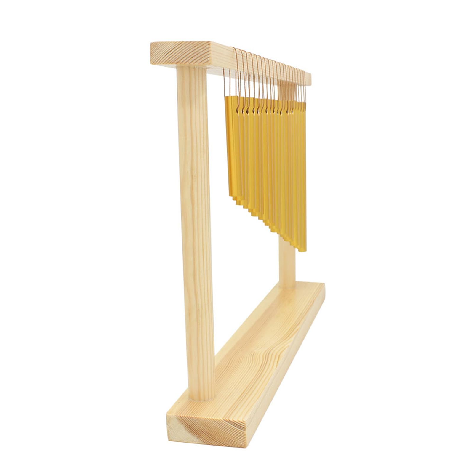 Mesa de campanillas musicales, práctica, textura de aluminio y madera, adecuada para estudio y percusión de aleación de aluminio en vivo, vientos de percusión