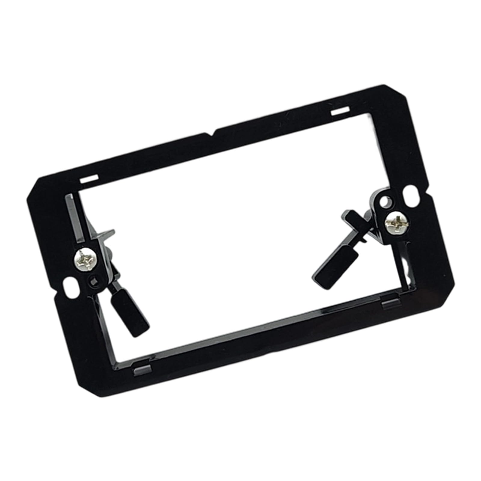 Resistant Black Brush Wall Plate Cable Socket for Wire in Wall Hider Cable Access, ABS Flame Retardant Brush Panel