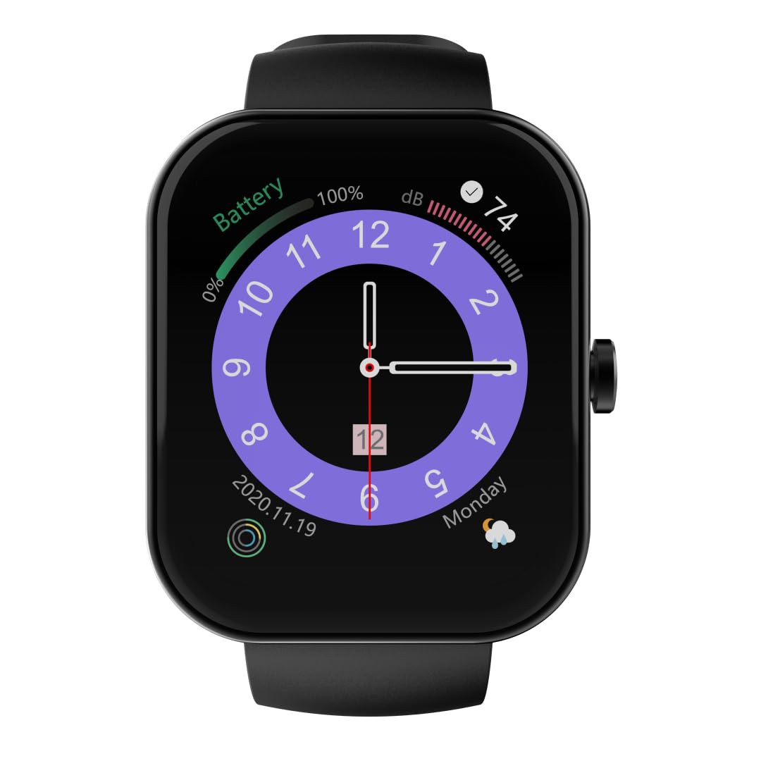 HiFutureFutureFit Ultra2 Bluetooth Calling Smartwatch, Black, One Size