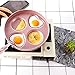 26 CM Multifonctionnel 4 Fentes Omelette Poêles Poêle en Forme De Coeur Moule À Oeufs Antiadhésif Petit Déjeuner Maker, Rose