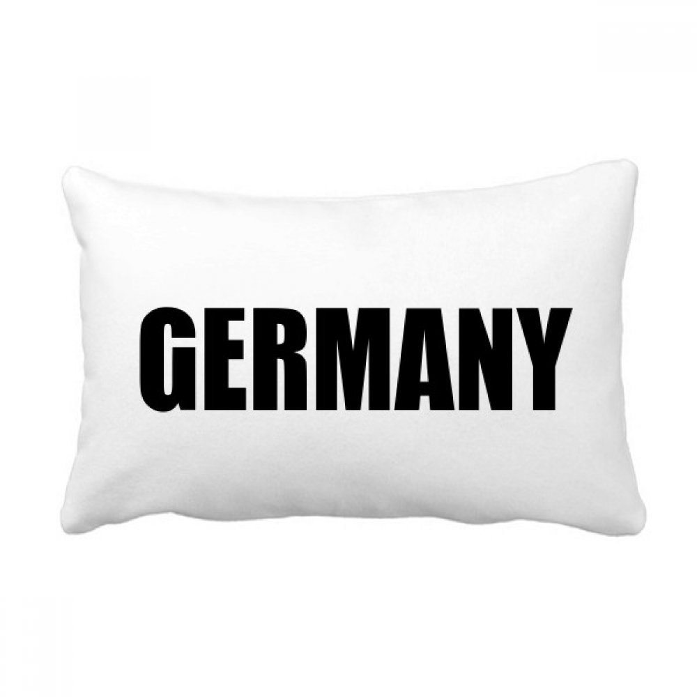 Coussin Allemagne noir cadeau idéal pour amoureux de voyage et déco