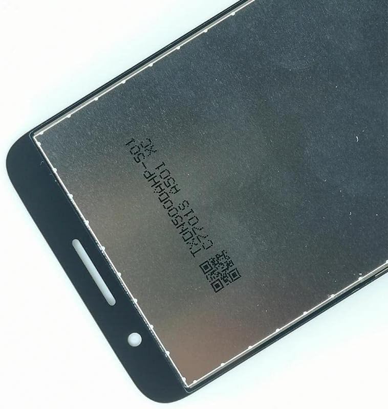 Close-up of the back of the TCL L5 5033E / L5 Go 5133A LCD Display Touch Screen Assembly with QR code