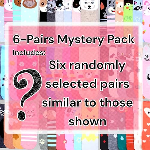 Image of ToBeInStyle Girls' and Women's Multi-Pack of Low Cut Random Animal Print Assortment Ankle Socks