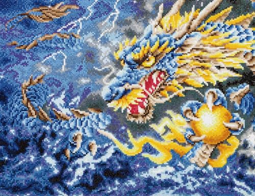 Diamond Dotz Painting Kit: Mythical Dragon, Assorted, 68x47cm