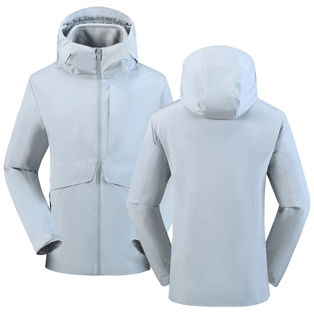 Kurtka narciarska dla mężczyzn/kobiet, wodoodporna górska kurtka snowboardowa Wiatroodporny polar Ciepły zimowy płaszcz śnieżny z kapturem
