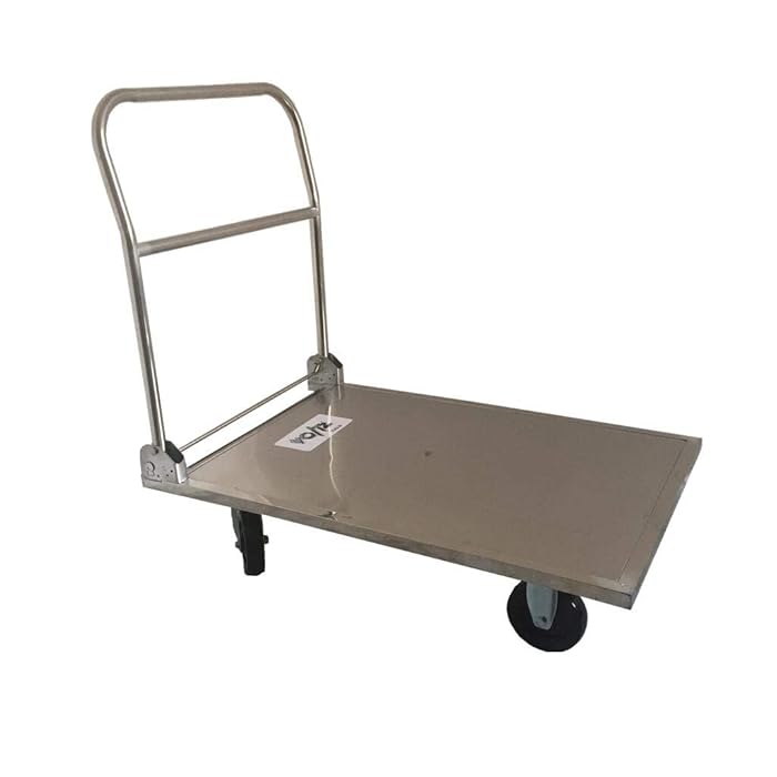 Buy VOLTZ PH300S kg Moving Platform Stainless Steel Hand Trolley with