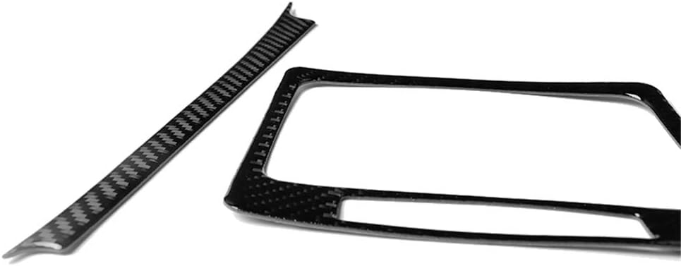 Carbon Fiber Interior Sticker Frame Cover Trim Fits For Mercedes Benz C class W204 2007-2013 (5pcs Gear Shift panel)