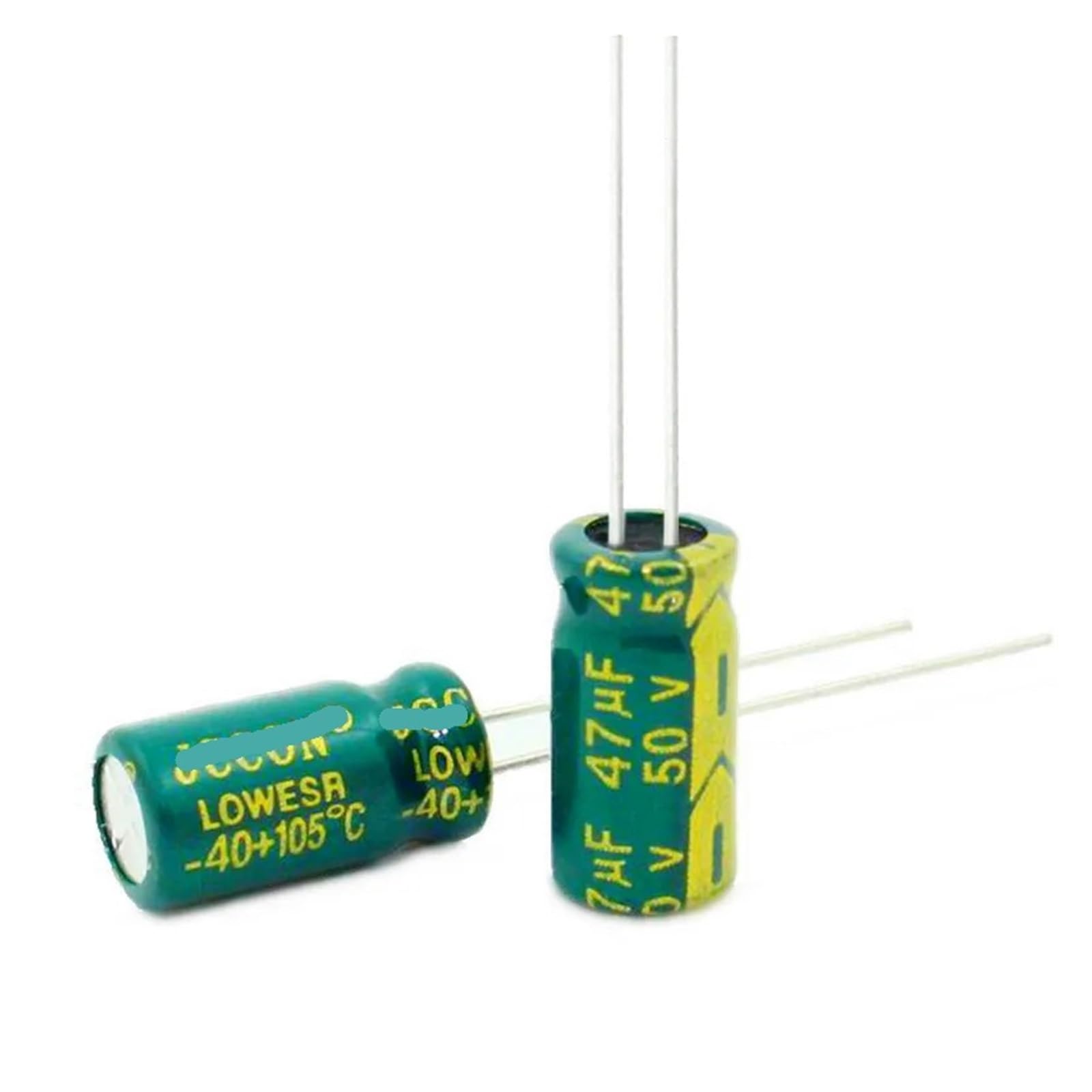 AARTERZZA 500PCS 47UF 50V 50V47UF Aluminum Electrolytic Capacitor high-Frequency 6X12MM