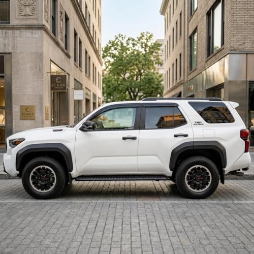 Image of 2025 2026 Tape-On Rain Guards for Toyota 4Runner Side Window Visor Deflectors Extra Thick Shade RS Sport Off-Road Premium i-Force MAX Limited Pro Platinum Trailhunter