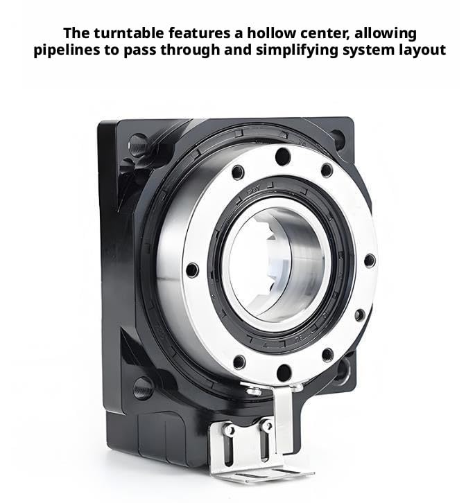 Plataforma giratoria hueca Placa de indexación 360° para servo y motor paso a Servicio pesado(H60-5K)