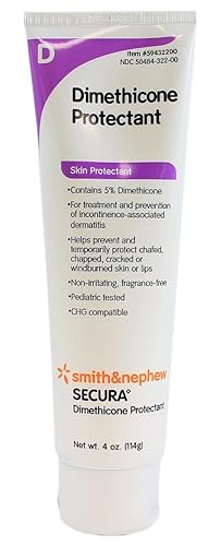 Secura Crema protectora para la piel de dimeticona, tubo de 4 onzas