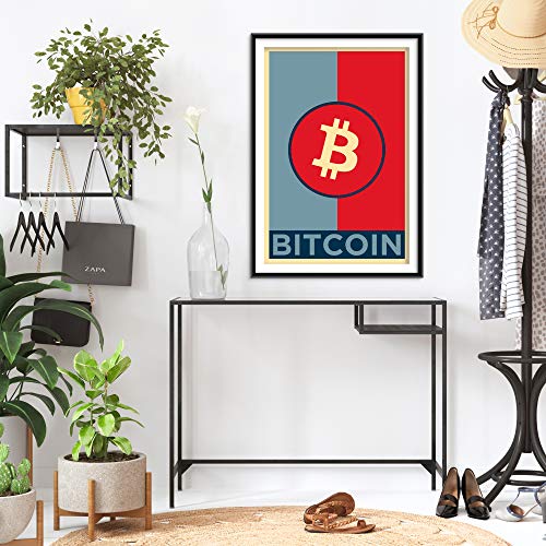 Bitcoin Art Print - Hope - Photo Poster Gift - Cryptocurrency Crypto Finance BTC // Size: A5 (148 x 210 mm) - Image 7