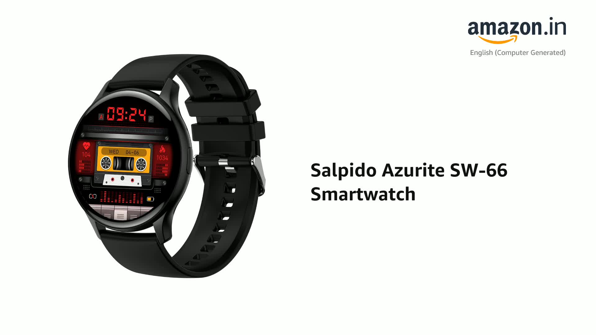 salpido Azurite SW-66 Smartwatch : Amazon.in: Fashion