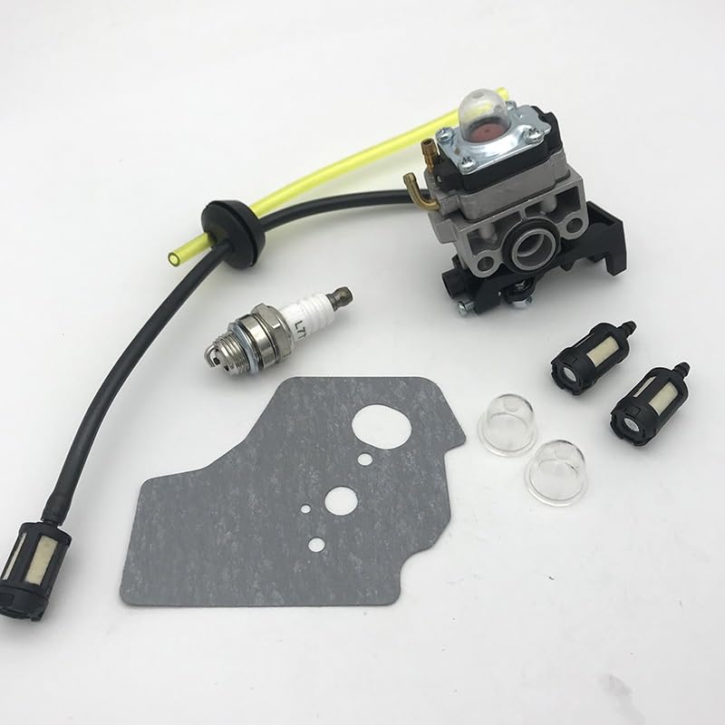 Piezas de jardín Junta de carburador Bujía Línea de Combustible Manguera Compatible con Honda GX25 GX35 GX 25 35 HHT35 HHT35S FG110 Cortacésped Piezas de Motor Piezas de jardín