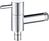 Wall-Mounted Cold Water Tap Bathroom Garden Mop Pool Washing Machine Faucet, Chrome