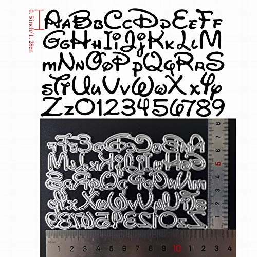 Metal Alphabet Die Cuts For Card Making, Cutting Dies Numbers And Letters For Scrapbooking Paper Crafting By Baryuefull #TOP1