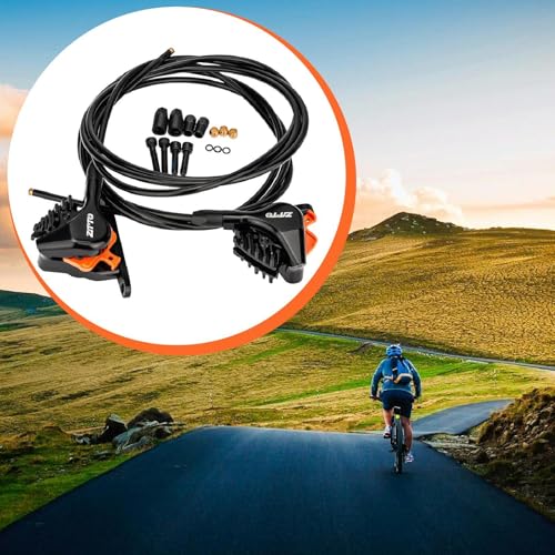 Road Bike Hydraulic Disc Brake Calipers Flat Mount Cycling Accessories Part Easy to Install Universal Front Rear 22mm Piston2