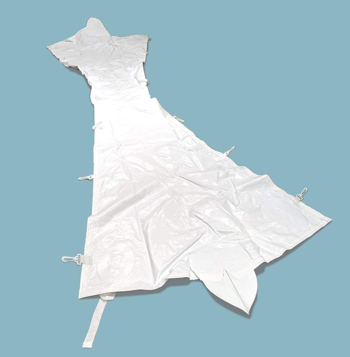 TentandTable Vinyl Rain Gutters | for High Peak Frame Style Canopy Tents | 40' Foot | Heavy Duty Vinyl | Tent Not Included