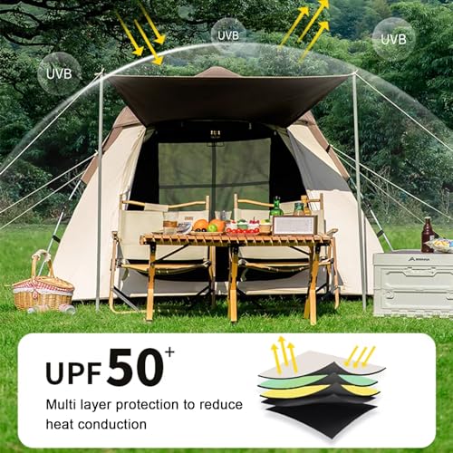 Carpa pop up para 3-4 personas, resistente al agua miniatura 4
