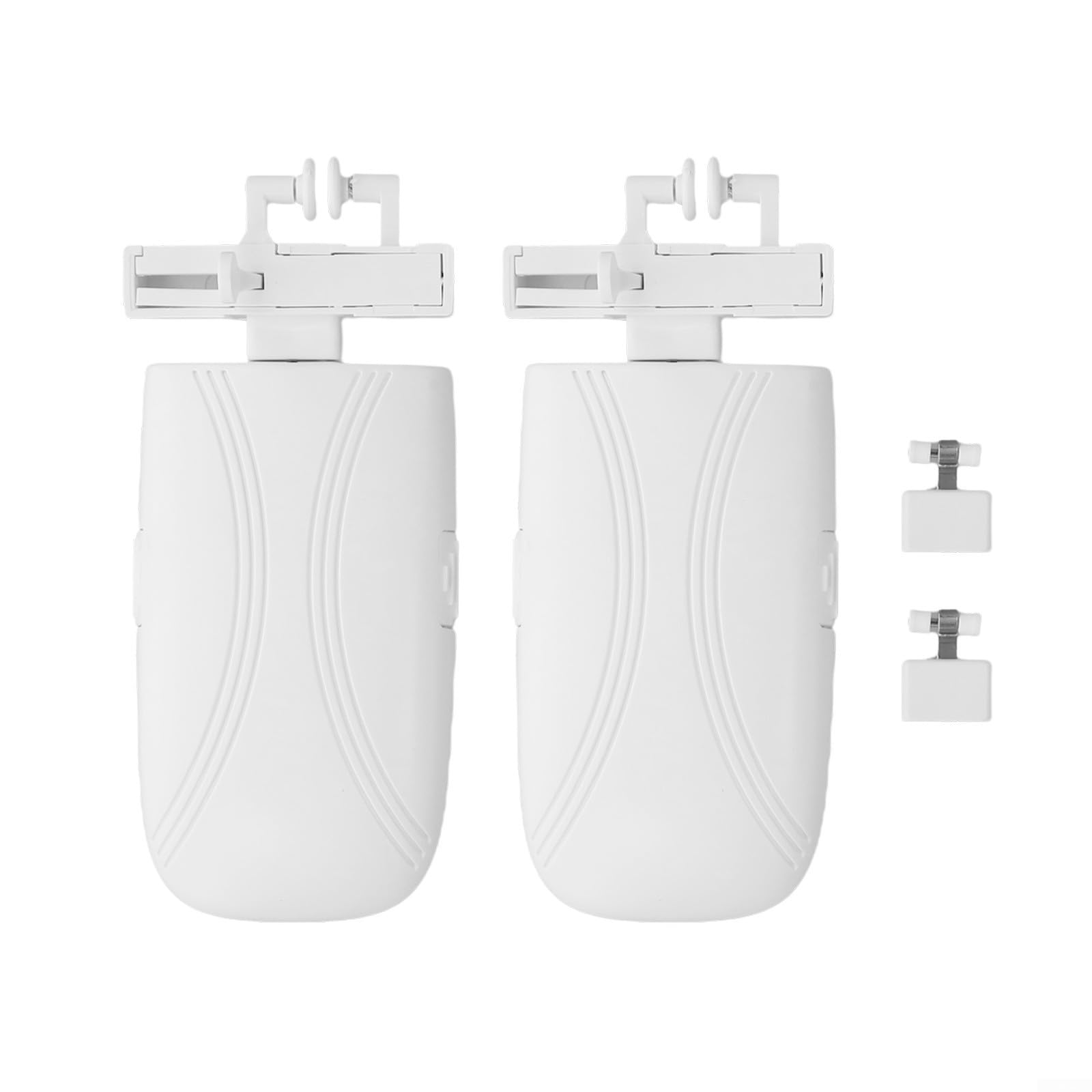 Motore elettrico per tende 3 in 1 compatibile con Bluetooth per asta romana T/U-Rail Fit Silenzioso Bianco (2 pezzi)