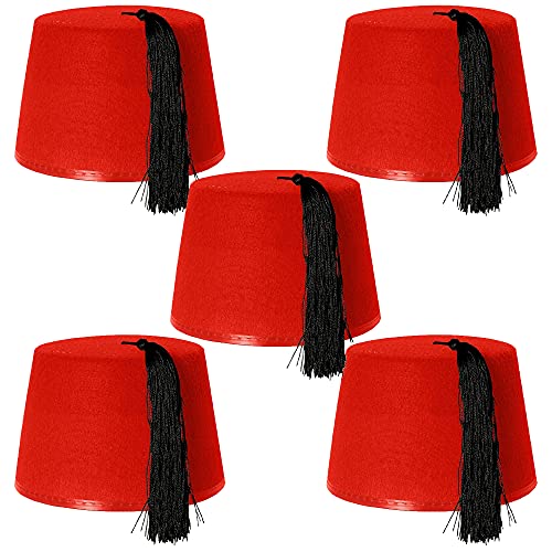 0207VP7U9CB 4 X, À FEZ BONNET ROUGE