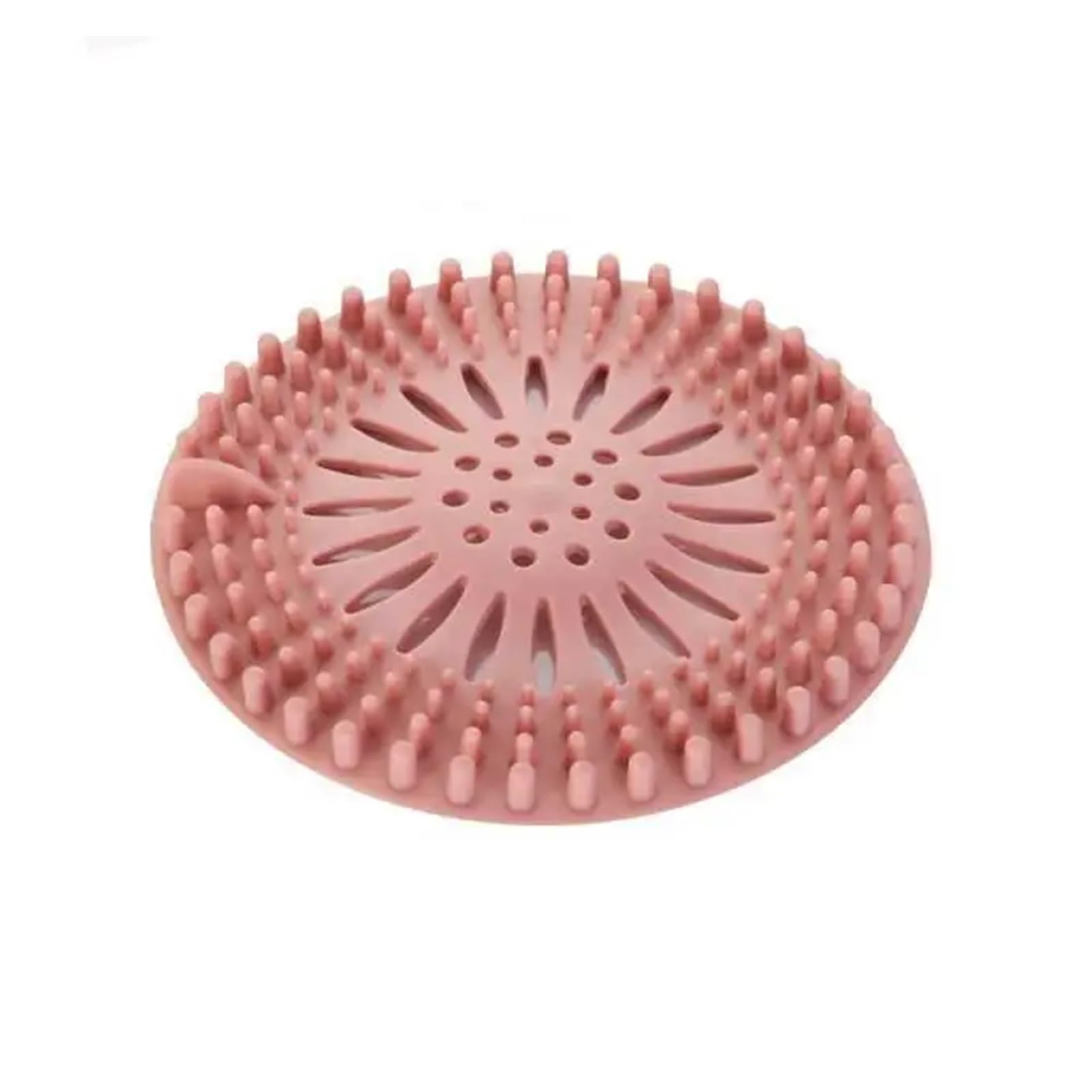 Filtre évier de douche en silicone rose pour cuisine et baignoire