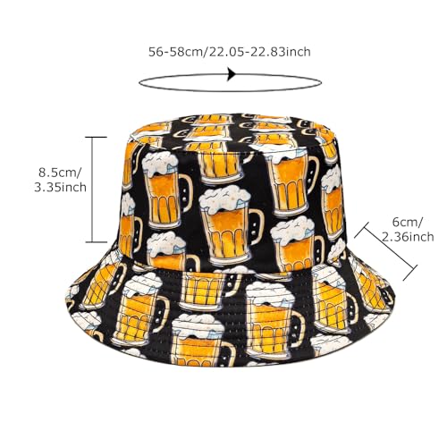 Image of Quanhaigou Bucket Hats Unisex Summer Travel Beach Fisherman Cap for Men Women Teens