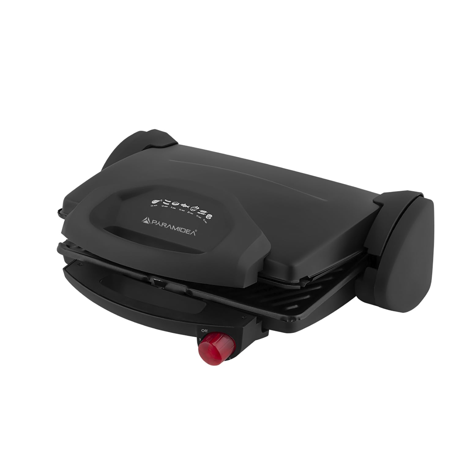 BB2109 Bistecchiera 3 in 1 Pyramidea - Termostato regolabile 2000 Watt Nera