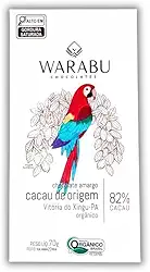 CHOCOLATE ORGÂNICO CREMOSO VEGANO AMAZÔNICO AMARGO 82% CACAU (70g)