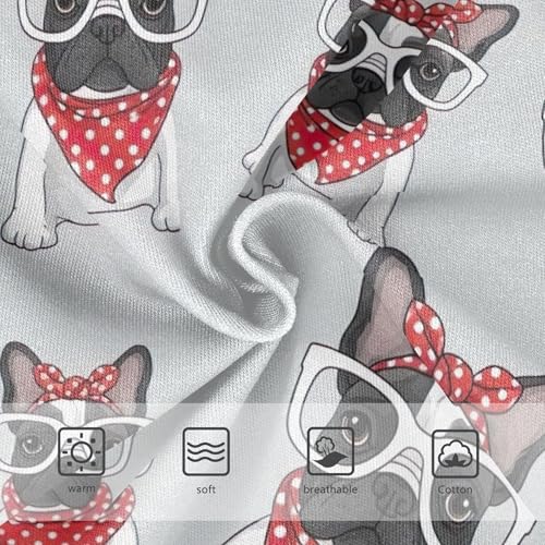 Fun Girls Underwear Toddler 2t Cotton Cute Panties Girl Cute French Bulldogs White Dots Underpants Briefs3