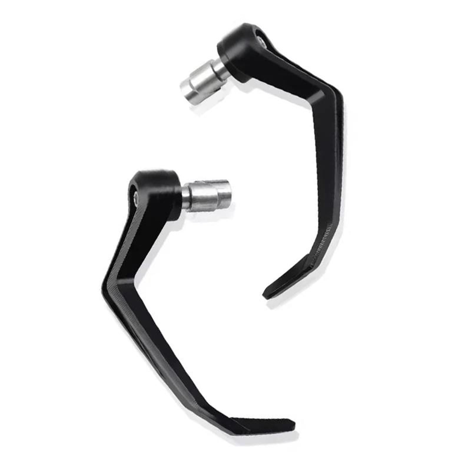 HIZORB Handguards for Panigale V2 V4 SP S V4S V4SP Motorcycle Accessories Levers Guard Brake Clutch Handlebar Protector(Black- Silver)