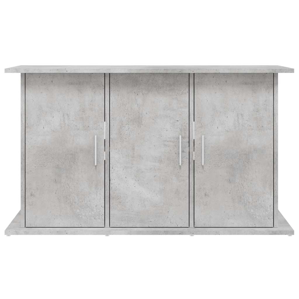Soporte para Acuario, Mueble Acuario, Soporte de Pecera con Almacenamiento, Soporte Acuario de hormigón Gris 101x41x58 cm de Madera Sintética