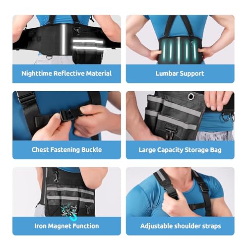 Faja lumbar con tirantes 50% de descuento para trabajo pesado